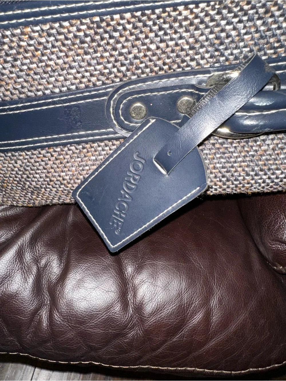 RARE FIND! Jordache Blue Tweed 3 piece Luggage Set. 90’s Vintage EUC!👀😯